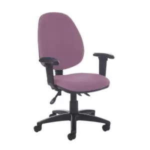 Dams MTO Jota High Back Asynchro Operators Chair with Adjustable Arms - Diablo P