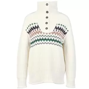 Barbour Womens Greenwell Knit Cream 10