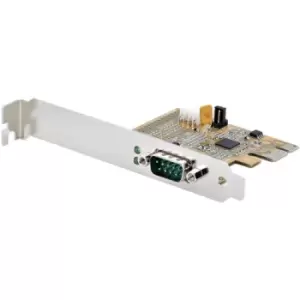 StarTech.com PCI Express Serial Card PCIe to RS232 (DB9) Serial Interface Card PC Serial Card w/ 16C1050 UART Standard or Low Profile Brackets COM Ret