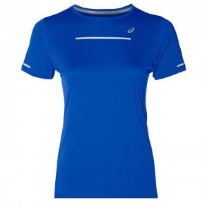 Asics Liteshow Short Sleeve T Shirt Ladies - Illusion Blue