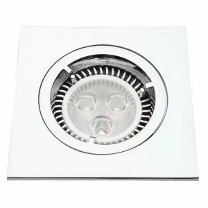 KnightsBridge Die-Cast MR16 50mm Low Voltage Square Downlight - Polished Chrome