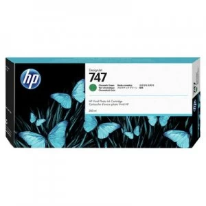 HP 747 Chromatic Green Ink Cartridge 300ml