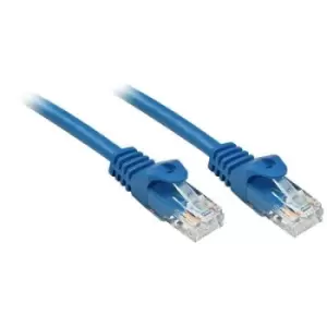 LINDY 48173 RJ45 Network cable, patch cable CAT 6 U/UTP 2m Blue