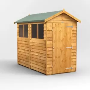 8X4 Power Overlap Apex Shed