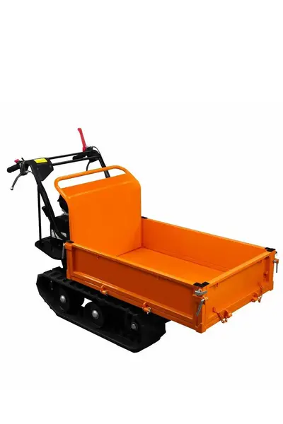 T-mech Tracked Mini Dumper Petrol Transporter Orange