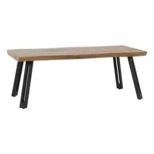 Seconique Quebec Wave Edge Coffee Table - Medium Oak Effect