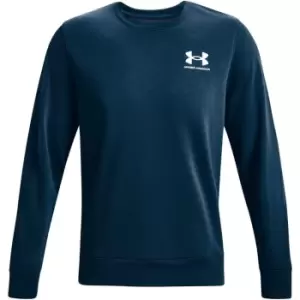 Under Armour Armour Rival Terry Crew Sweater Mens - Blue