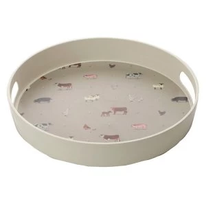 Willow Farm Reusable Bamboo Composite Small Round Tray