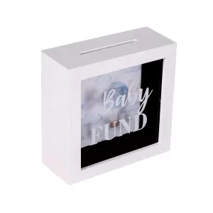 White Baby Money Box Frame