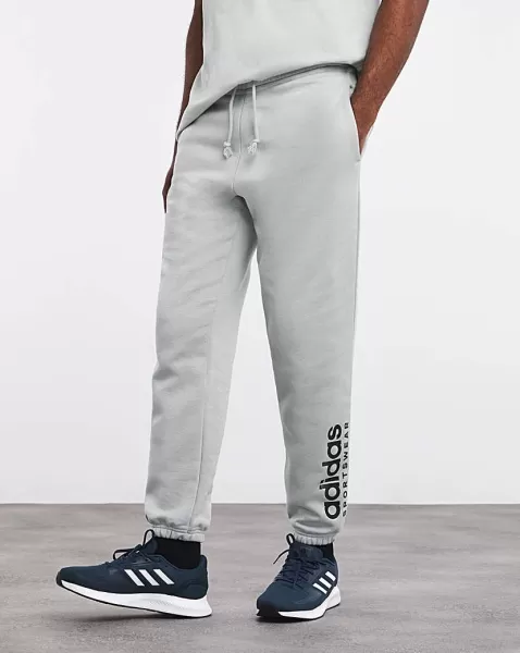 adidas All SZN Pants - Silver Size M Men