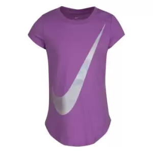 Nike Swoosh Rise T Shirt Infant Girls - Pink