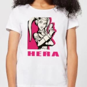 Star Wars Rebels Hera Womens T-Shirt - White - XL