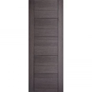 Vancouver Internal Prefinished Ash Grey 5 Panel Door - 838 x 1981mm