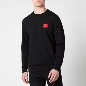 Hugo Boss San Claudio 4 Red Patch Logo Knitted Jumper Black Size S Men