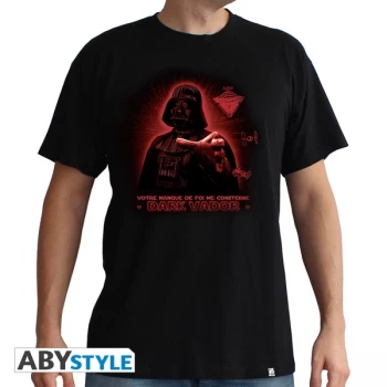 Star Wars - Darthvader Mens X-Large T-Shirt - Black