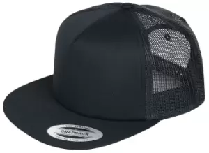 Flexfit Foam Trucker, Black, Unisex, Headwear, 6005FF-00007-0050