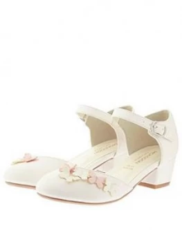 Monsoon Girls Lilly Butterfly 2 Part Shoe - Ivory