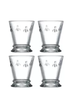 Set of 4 Bee Tumblers 26cl