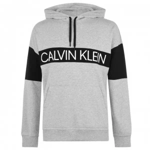 Calvin Klein Logo Hoodie - Grey 080