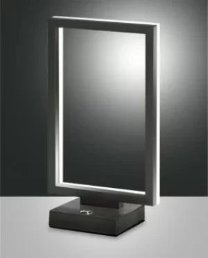 Bard Integrated LED Table Lamp Anthracite Glass