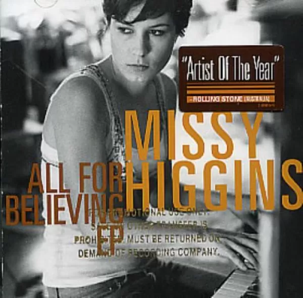 All for Believing us Import by Missy Higgins CD Album