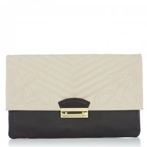 Biba Eloise OS Lock Clutch - Monochrome