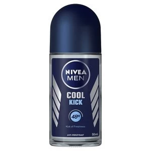 Nivea For Him Cool Kick Roll On 50m