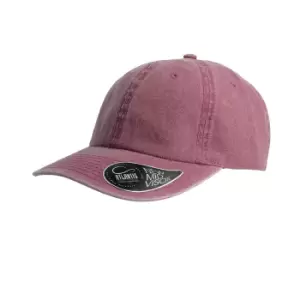 Atlantis Digg Pigment Dyed 6 Panel Cap (One Size) (Burgundy)