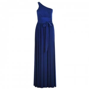 Biba One Shoulder Maxi Dress - Navy