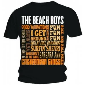 Beach Boys Best of SS Black Medium T-Shirt