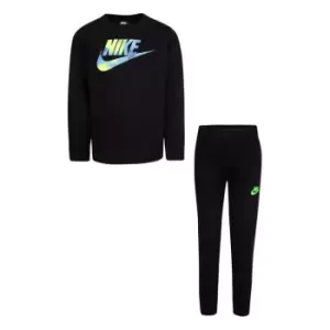 Nike Crew Sweater and Pants Set Baby Boys - Black