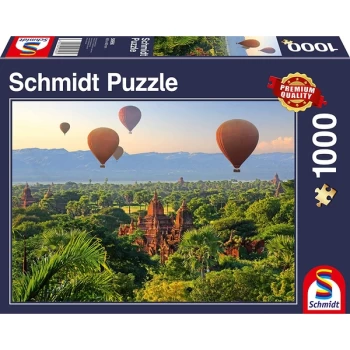 Hot Air Balloons, Myanmar Jigsaw Puzzle - 1000 Pieces