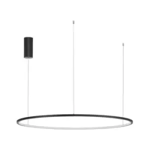 Merano - Grove Integrated LED Pendant Ceiling Light Sandy Black Aluminium LED 58W 3132Lm 3000K