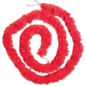 Marabou Boa Fancy Dress Accessory (Red)