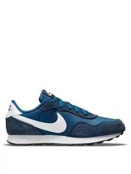 Nike MD Valiant Trainers - White/Navy, Size 3 Older