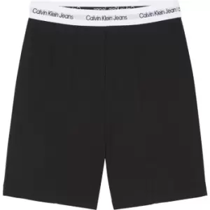 Calvin Klein Jeans Milano Logo Cycling Shorts - Black