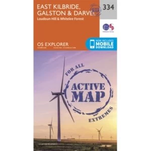 East Kilbride, Galston and Darvel by Ordnance Survey (Sheet map, folded, 2015)