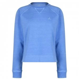 Gant Sunfaded Crewneck Sweatshirt - 445 PACIFIC BLU