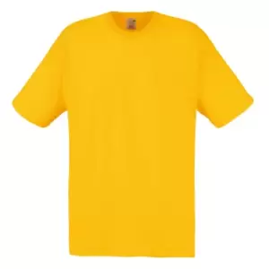 Fruit Of The Loom Mens Original Short Sleeve T-Shirt (XL) (Sunflower)