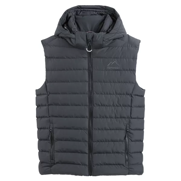 Quilted Hooded Padded Gilet