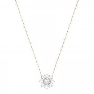 Swarovski Sunshine Rose-Gold Plated White Necklace Jewellery