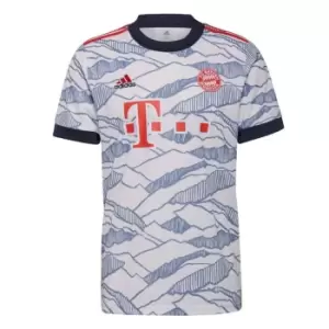 adidas Bayern Munich Third Shirt 2021 2022 Junior - White