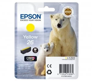 Epson Polar Bear T2614 Yellow Ink Cartridge