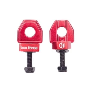 Box Three BMX Chain Tensioner Red 10mm Axle