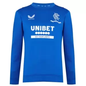 Castore Rangers FC Training Sweatshirt Mens - Blue