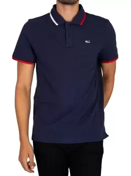 Regular Flag Neck Polo Shirt