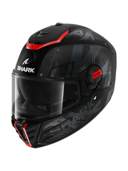 Shark Spartan RS Stingrey Mat Black Anthracite Red KAR Full Face Helmet 2XL