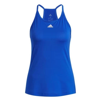 adidas Performance Tank Top Womens - Bold Blue / White