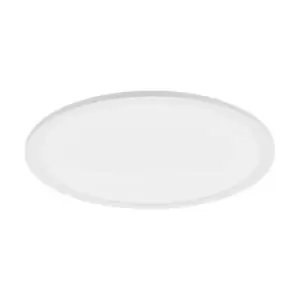 450mm Modern Sleek Ceiling Light White Slim Round Low Profile 28W LED 4000K