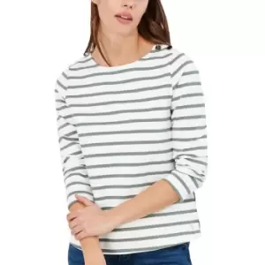 Joules Womens Aubree Round Neck Long Sleeve Top UK 12- Bust 37', (94cm)